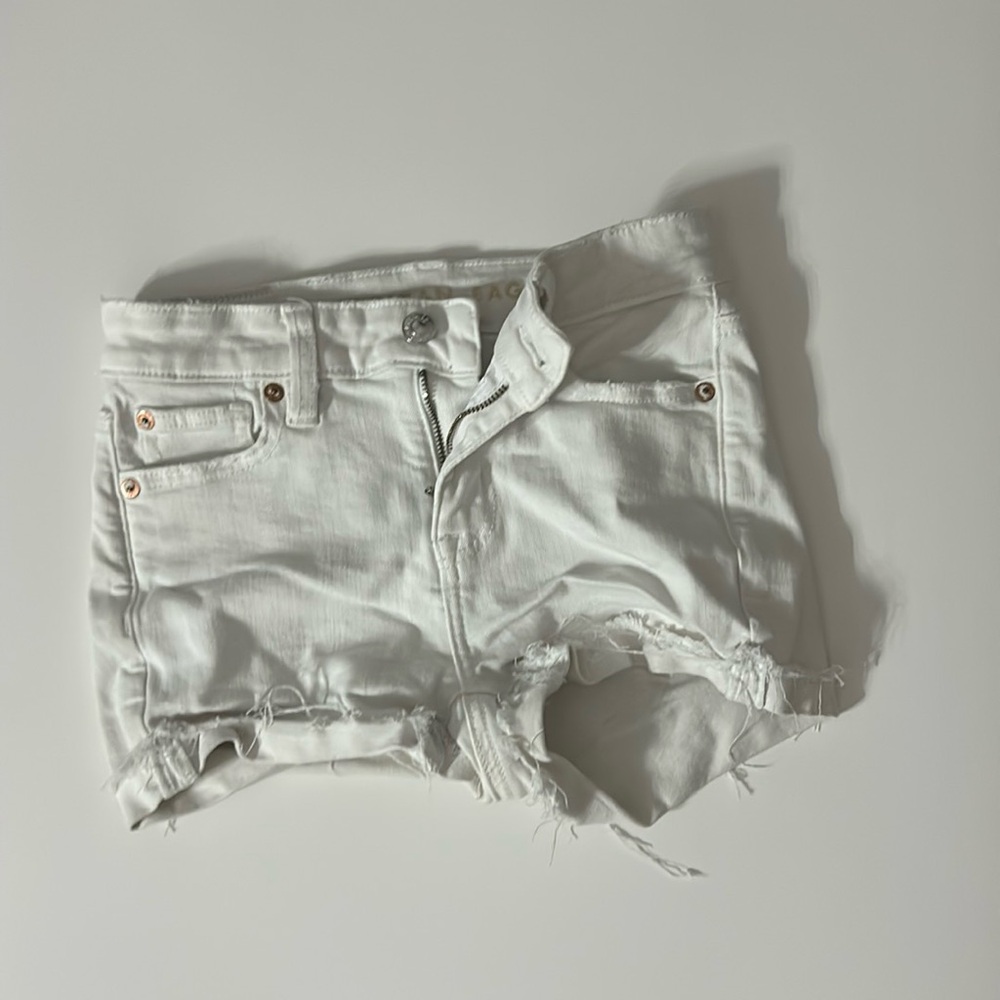 American Eagle High V-Rise Denim Shorts